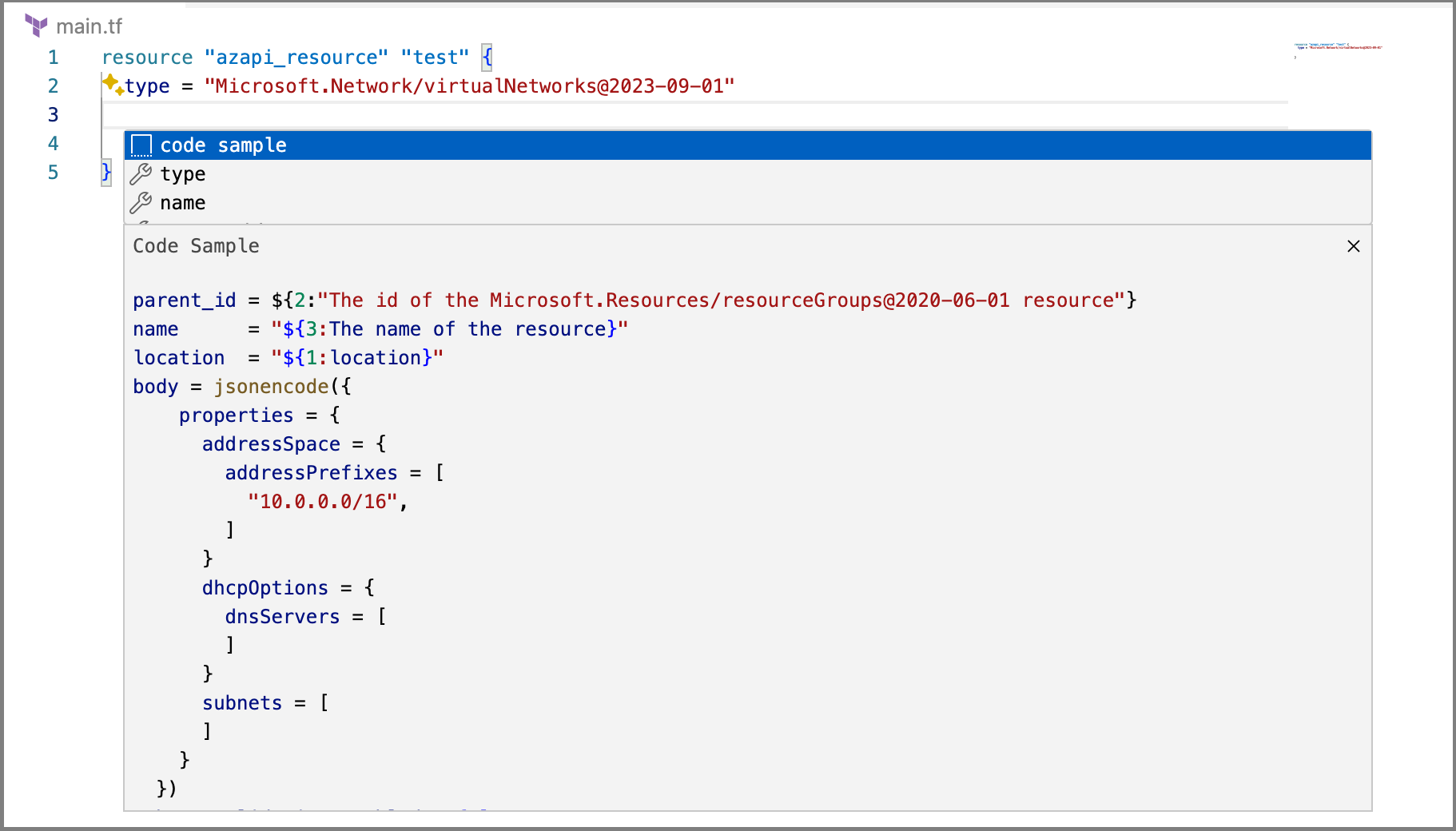 Saisie semi-automatique avec des exemples de code