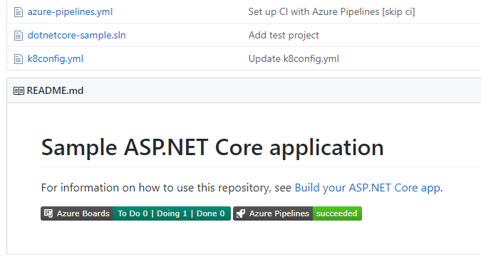 Badge dans un fichier README sur GitHub Badge dans un fichier README sur GitHub.