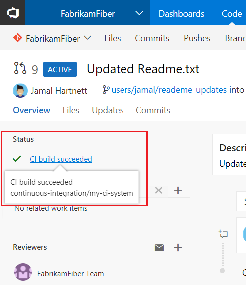 Statut de la pull request