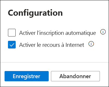 Capture d’écran montrant comment activer le repli.