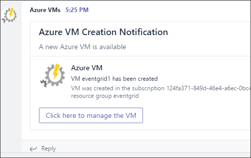 Notification Microsoft Teams