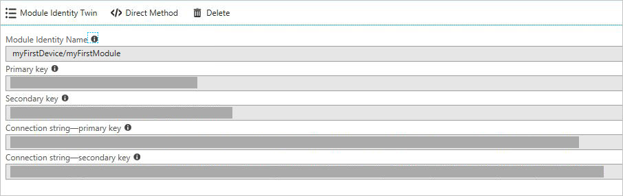 Détails du module du Portail Azure