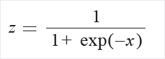 formule de normalisation par fonction logistique