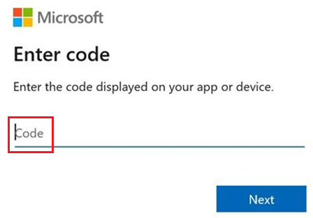 Capture d’écran montrant le code Microsoft.
