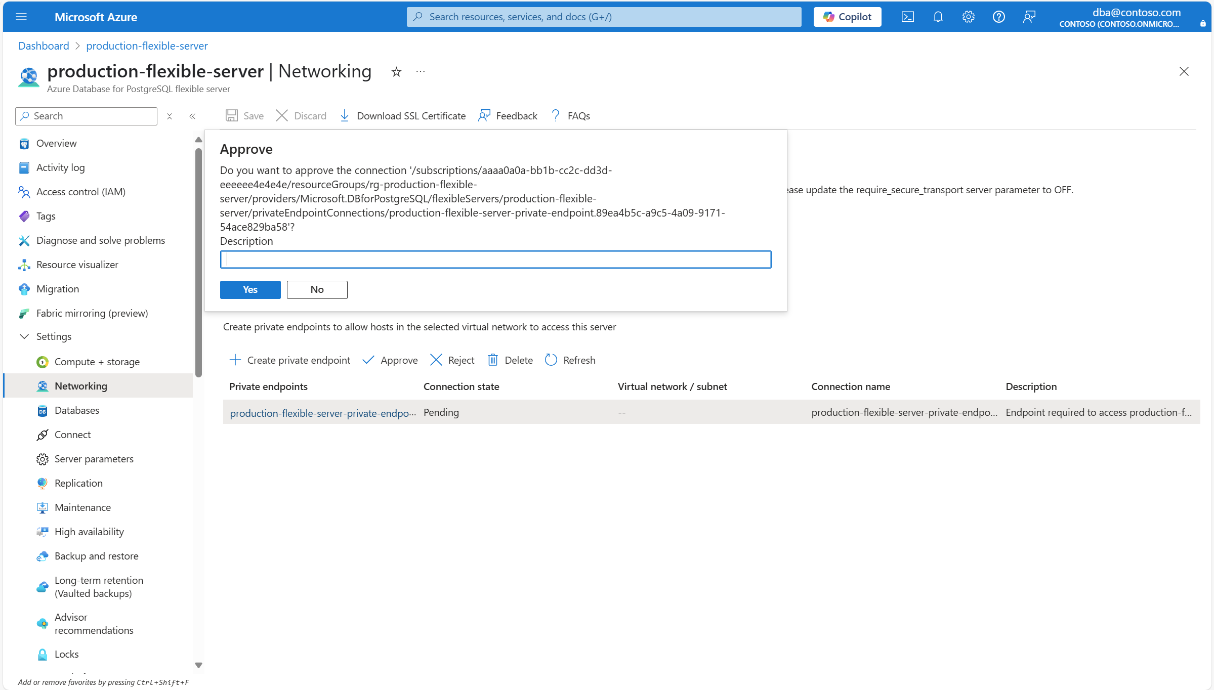 Capture d’écran montrant la boîte de dialogue Approuver dans laquelle vous pouvez indiquer la raison pour laquelle la requête est approuvée.