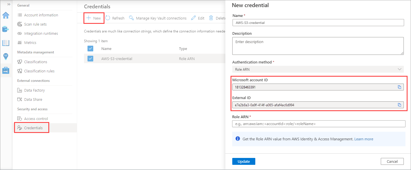 Recherchez vos valeurs d’ID de compte Microsoft et d’ID externe.
