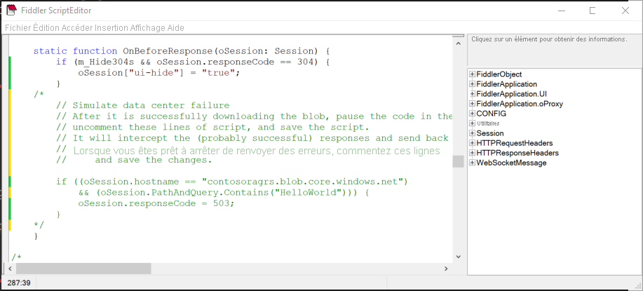 Coller une règle personnalisée
