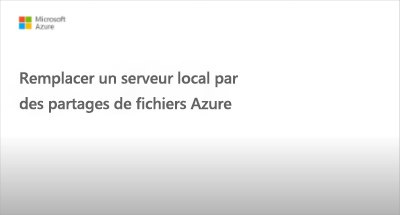 Capture d’écran de la vidéo de remplacement des serveurs de fichiers locaux : cliquez pour lire.