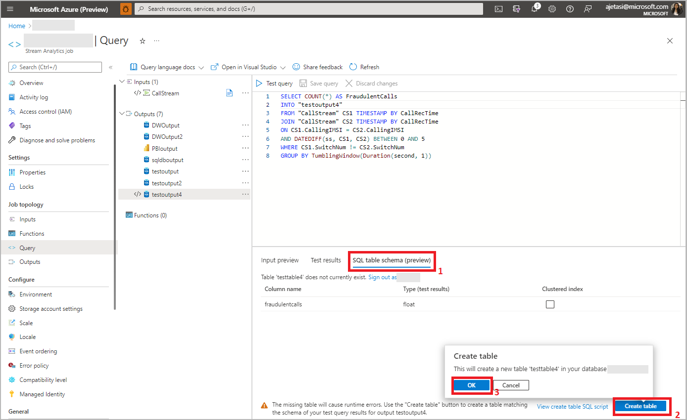  crire dans une table azure sql database partir de vos travaux azure
