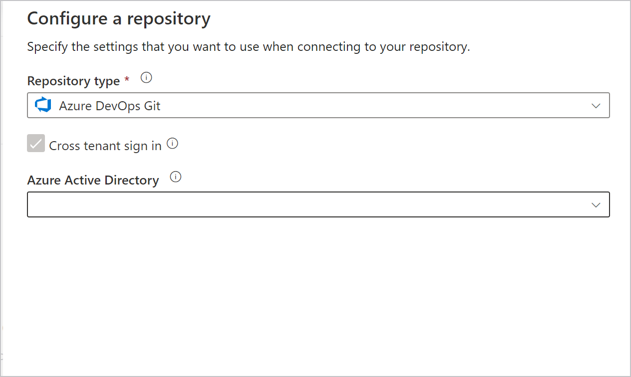 Choose the directory 