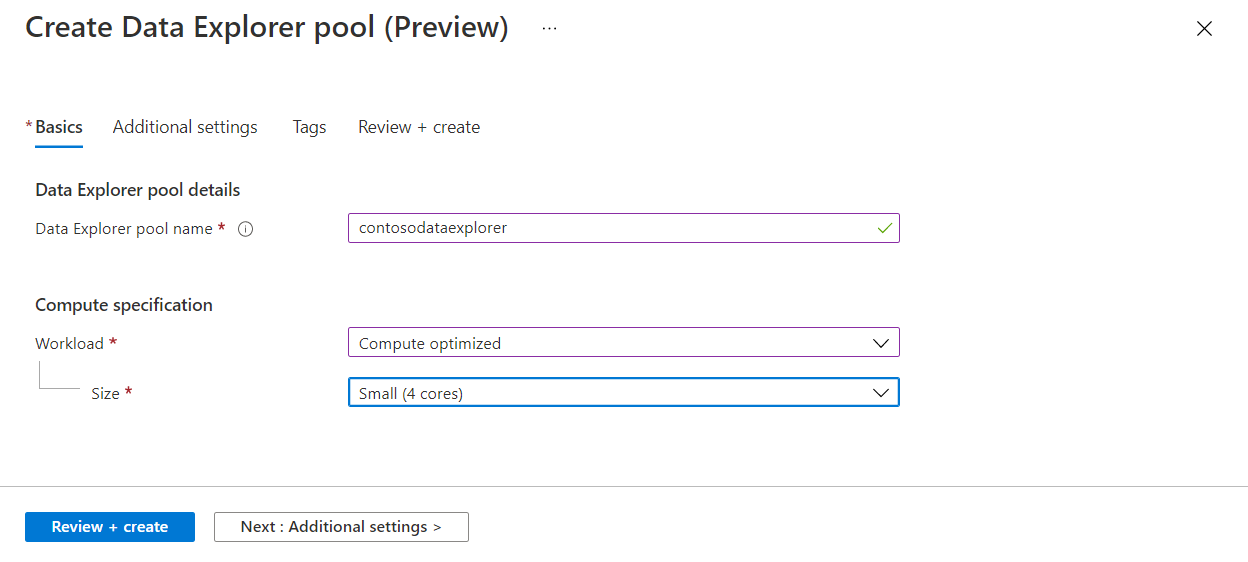 Concepts de base pour le nouveau pool Explorateur de données du portail Azure