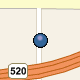 Image that shows a dark blue sphere as the pushpin icon style