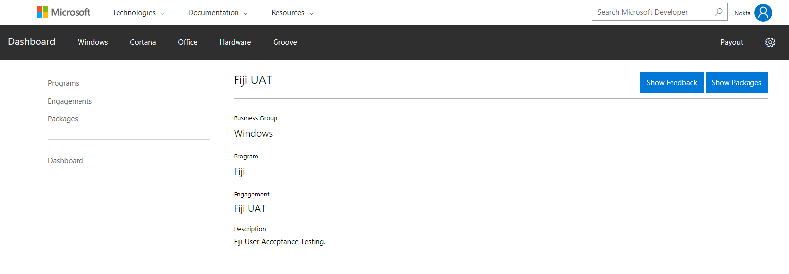 Afficher les détails de l’engagement
