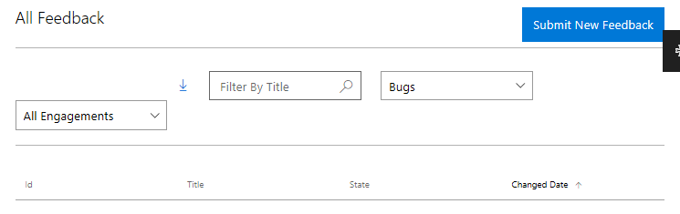 Fenêtre de recherche de commentaires