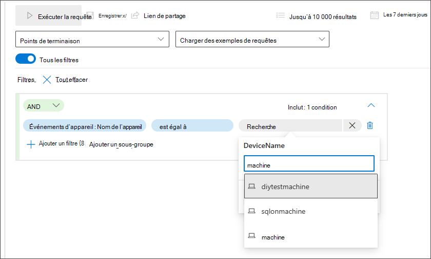 Capture d’écran montrant la prise en charge de la saisie semi-automatique intelligente