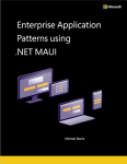 Miniature de la couverture du livre électronique Modèles d’application d’entreprise avec .NET MAUI.