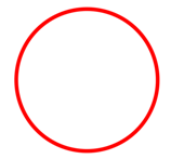 Screenshot of a red circle.