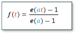 Formule mathématique pour ExponentielEase