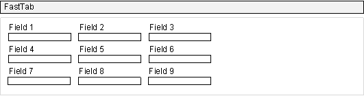 NAVGridLayout3rX3c GridLayout control with 3 rows and 3 columns.