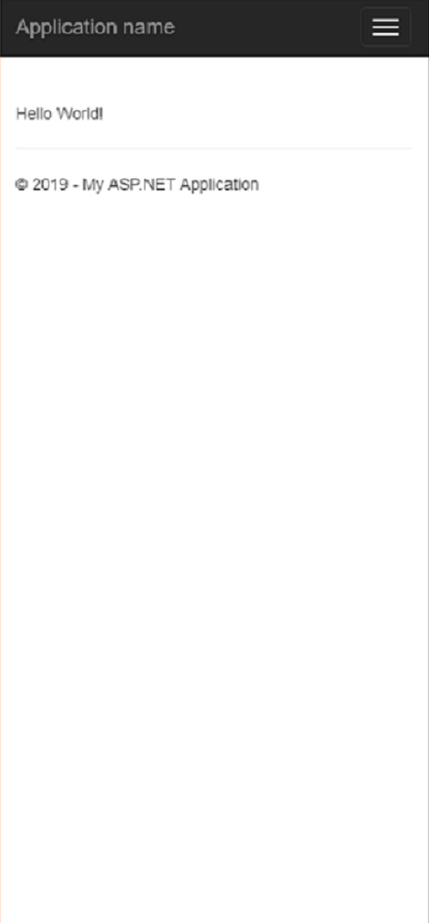 Exemple de widget publié dans des applications Unified Interface.