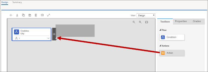 Ajouter une vignette d’action Ajoutez une vignette d’action.