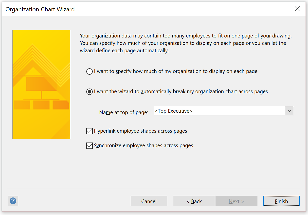 Assistant Diagramme de l’organisation 7.