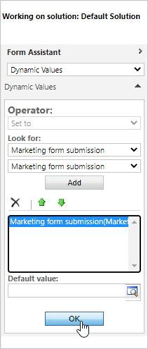 Rechercher les envois de formulaires marketing Recherchez les envois de formulaires marketing.