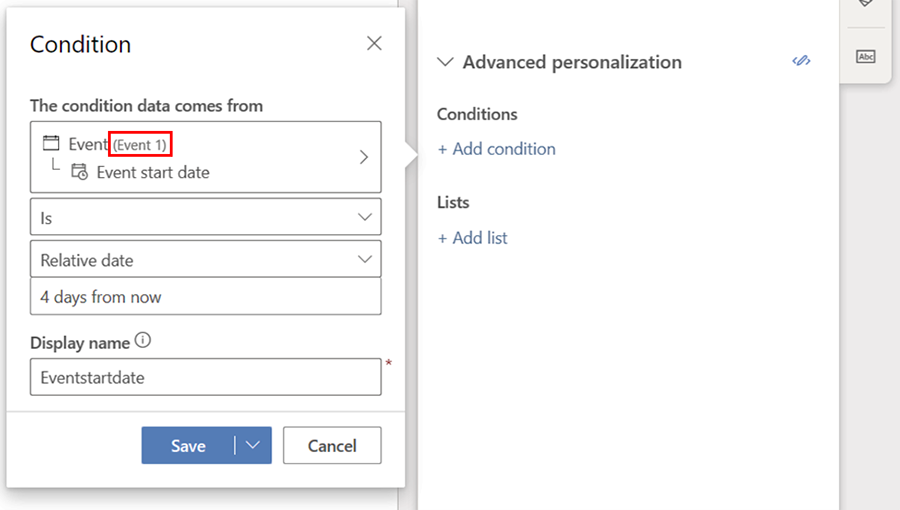 sélectionner une condition sélectionner une condition