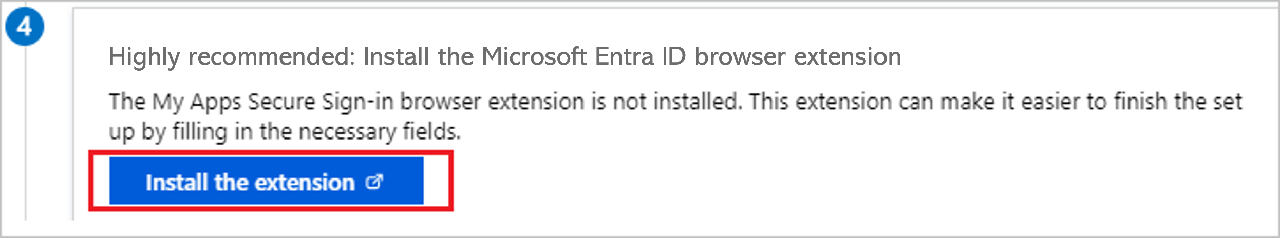 Installer l’extension du navigateur My Apps Secure Sign-in