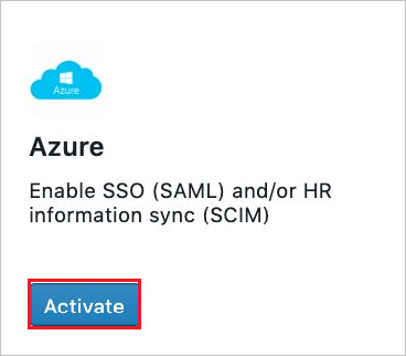Activer Azure pour SpaceIQ