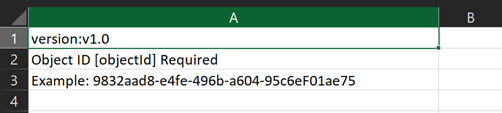 Capture d’écran de la sélection d’un fichier CSV local dans lequel vous listez les utilisateurs à ajouter
