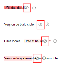 Capture d’écran montrant les invites d’info-bulle de Copilot sur n’importe quel paramètre dans le catalogue de paramètres dans Microsoft Intune et le Centre d’administration Intune.