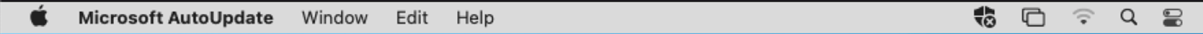 Écran Microsoft Defender pour point de terminaison qui affiche le symbole x dans son menu.