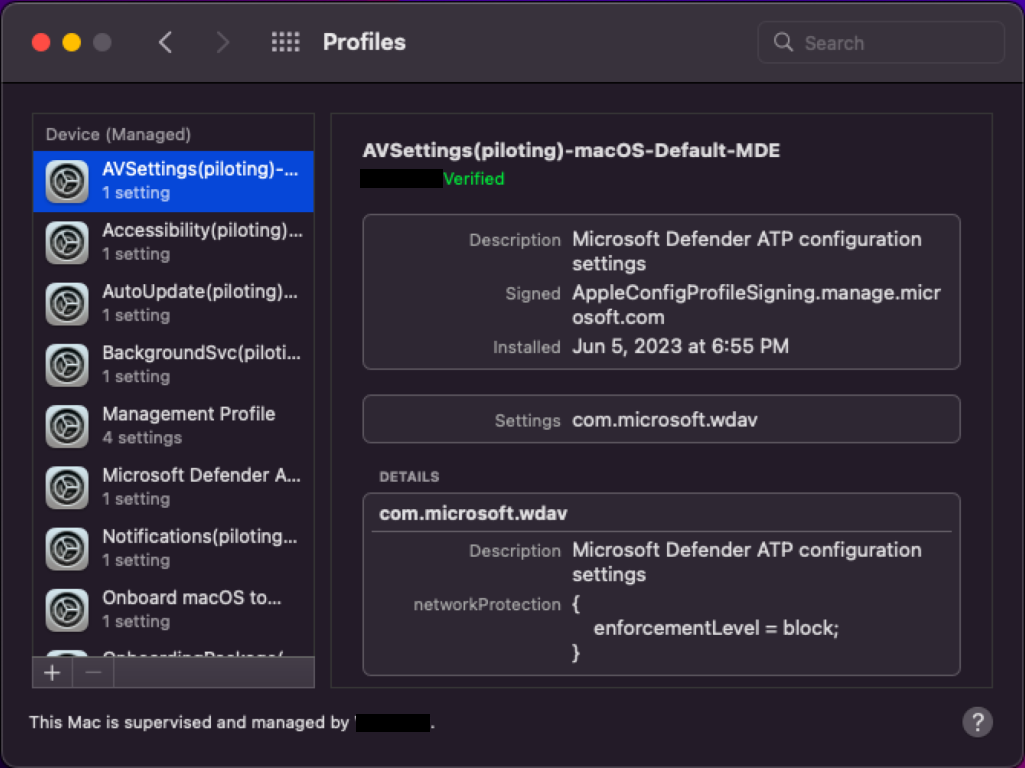 L’écran qui s’affiche en cliquant sur Actualiser les appareils.