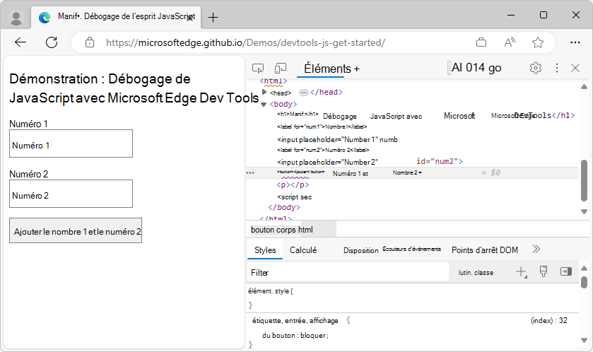 Commencer à déboguer JavaScript - Microsoft Edge Developer ...