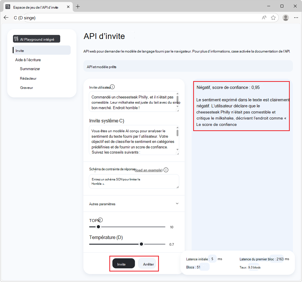 Page Demander une démonstration avec des paramètres et un bouton Demander