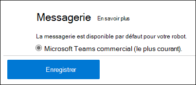 Capture d’écran de Microsoft canal de messagerie Teams avec l’option Enregistrer mise en évidence en rouge.