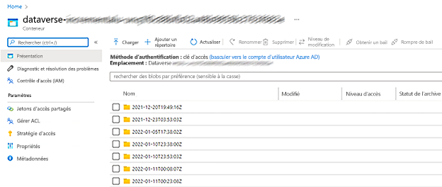 Dossiers incrémentiels dans Azure Synapse