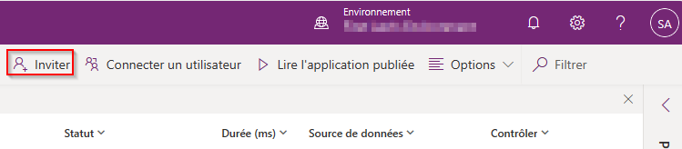 Invitez dans la barre de commandes de surveillance en direct.