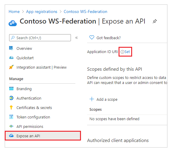 URI de l’ID d’application URI de l’ID d’application.