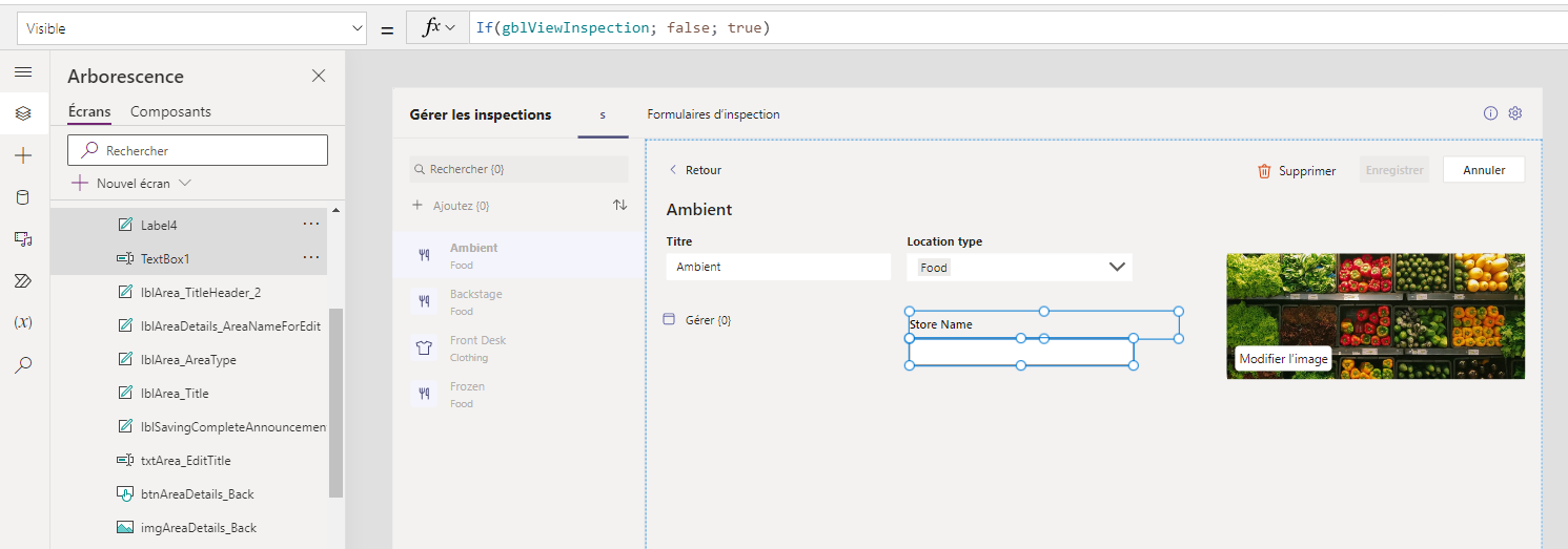 Changements de position avec la propriété Y Changements de position avec la propriété Y.