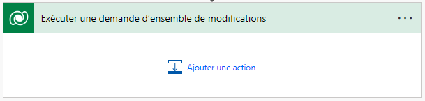 Ajouter une action.