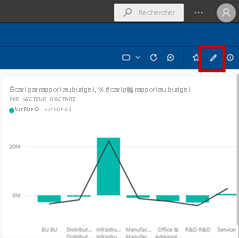 Capture d’écran de Ouvrir le crayon de l’espace de travail à partir de l’application associée.