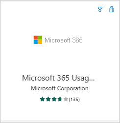 Screenshot shows Microsoft 365 Usage Analytics web app.