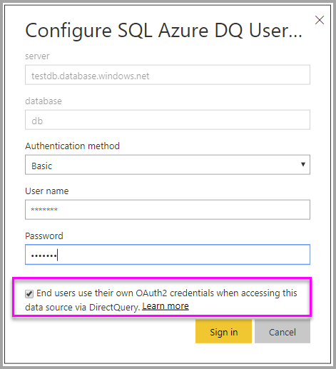 Configurer le serveur Azure SQL Server