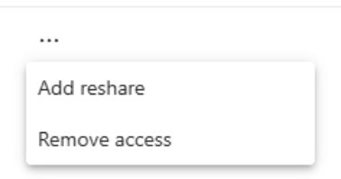 Capture d’écran du menu de modification des autorisations de l’application organisationnelle.
