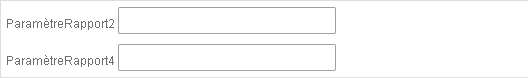 Deux paramètres masqués dans la même colonne dans le runtime Capture d’écran montrant un paramètre masqué : exemple 2 - runtime.