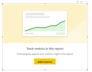 Screenshot showing add metrics option.