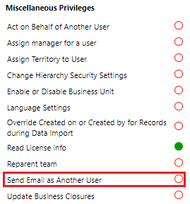 Envoyez du courrier électronique comme un autre utilisateur.