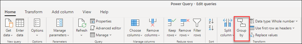 Regroupement Ou Synthèse De Lignes Power Query Microsoft Learn 0151